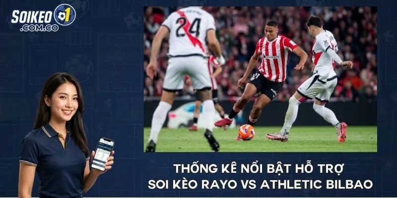 Thống kê nổi bật hỗ trợ soi kèo Rayo vs Athletic Bilbao